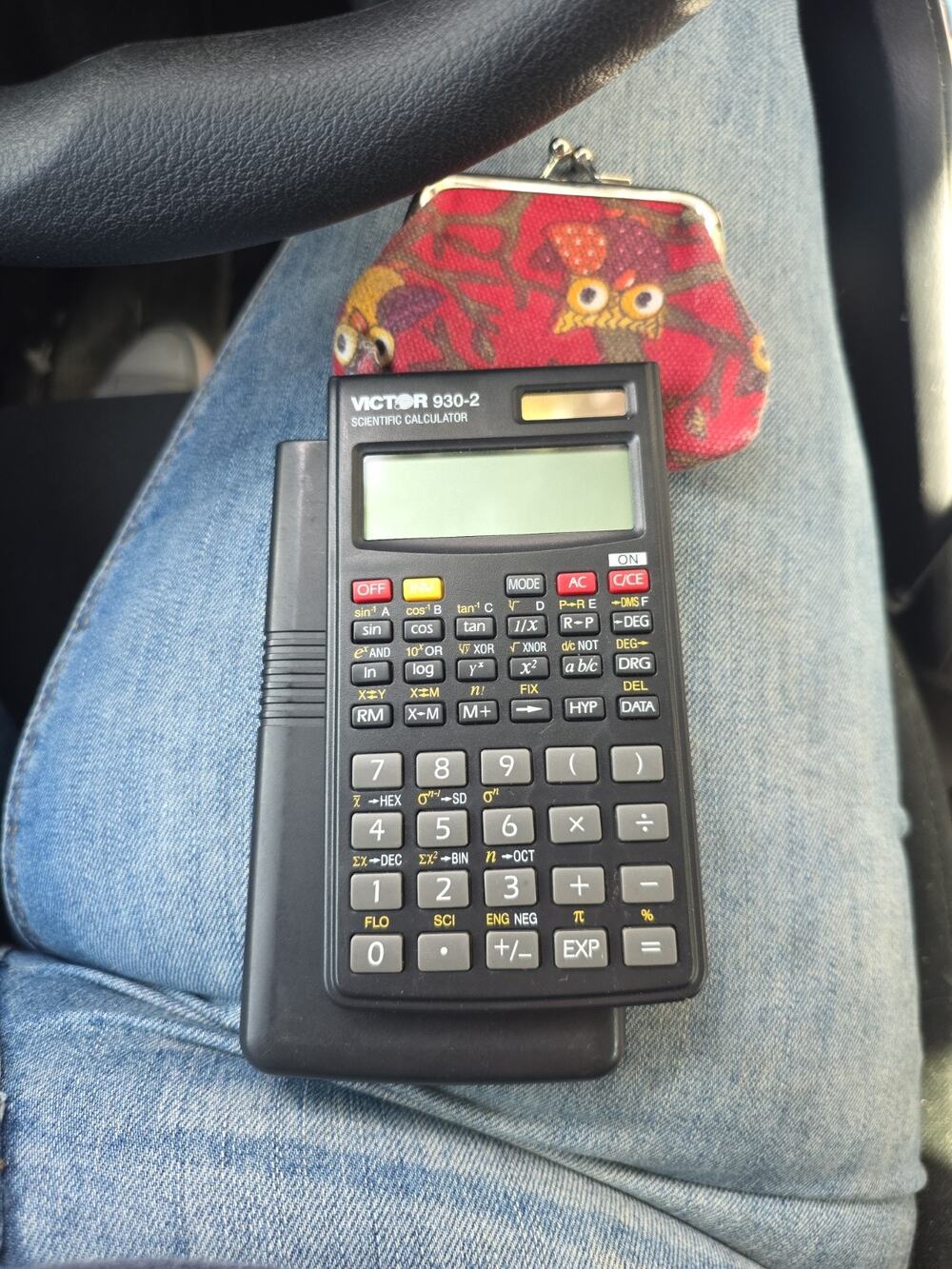 Victor 930-2 Scientific Calculator Handheld Case WORKS